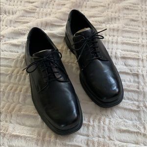 Men’s black dress shoe